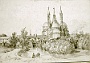 Il Santo visto da Pontecorvo Louis-François Cassas (Azay-le-Ferron 1756 – Versailles 1827)(Oscar Mario Zatta)